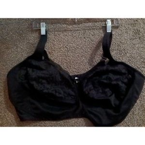 Glamorize MxG MagicLift Wireless Bra 50H Black Spandex Lace